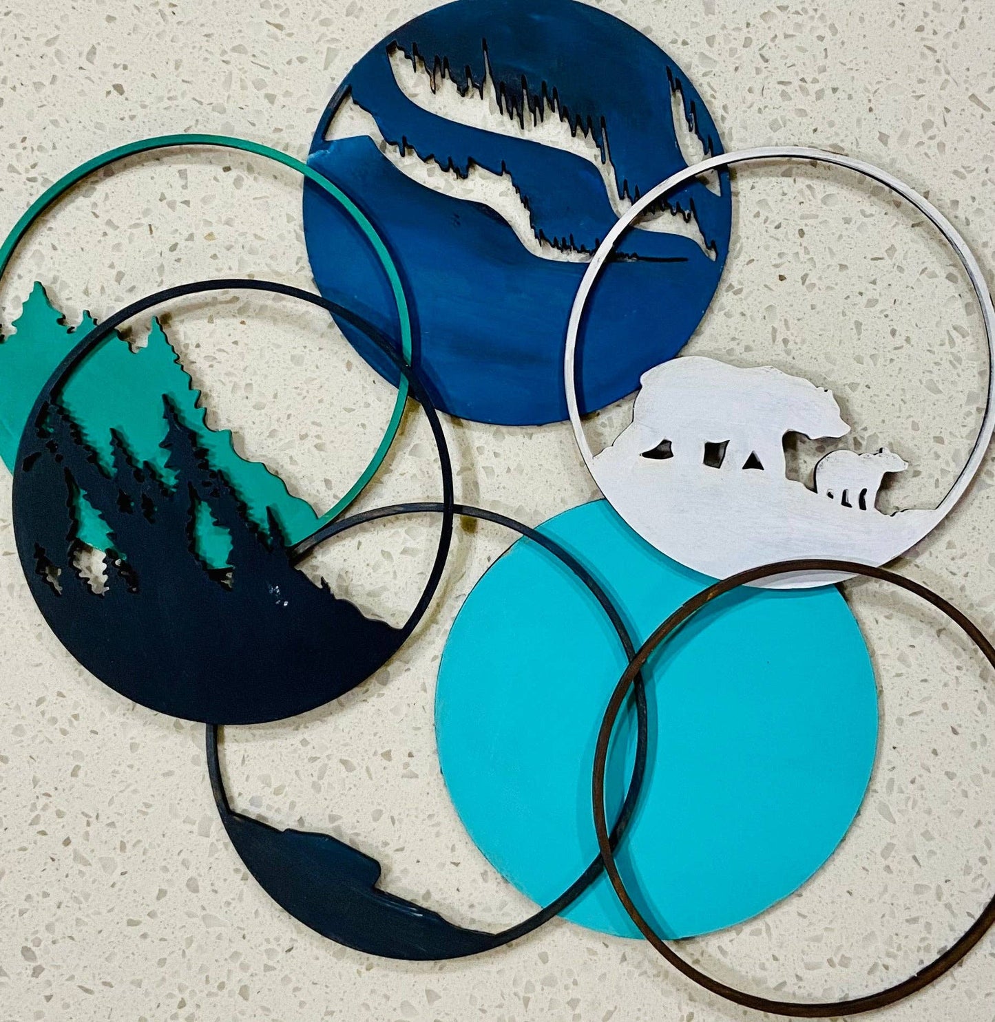 Bear Shadow Box (DIY Acrylic Painting Kit)