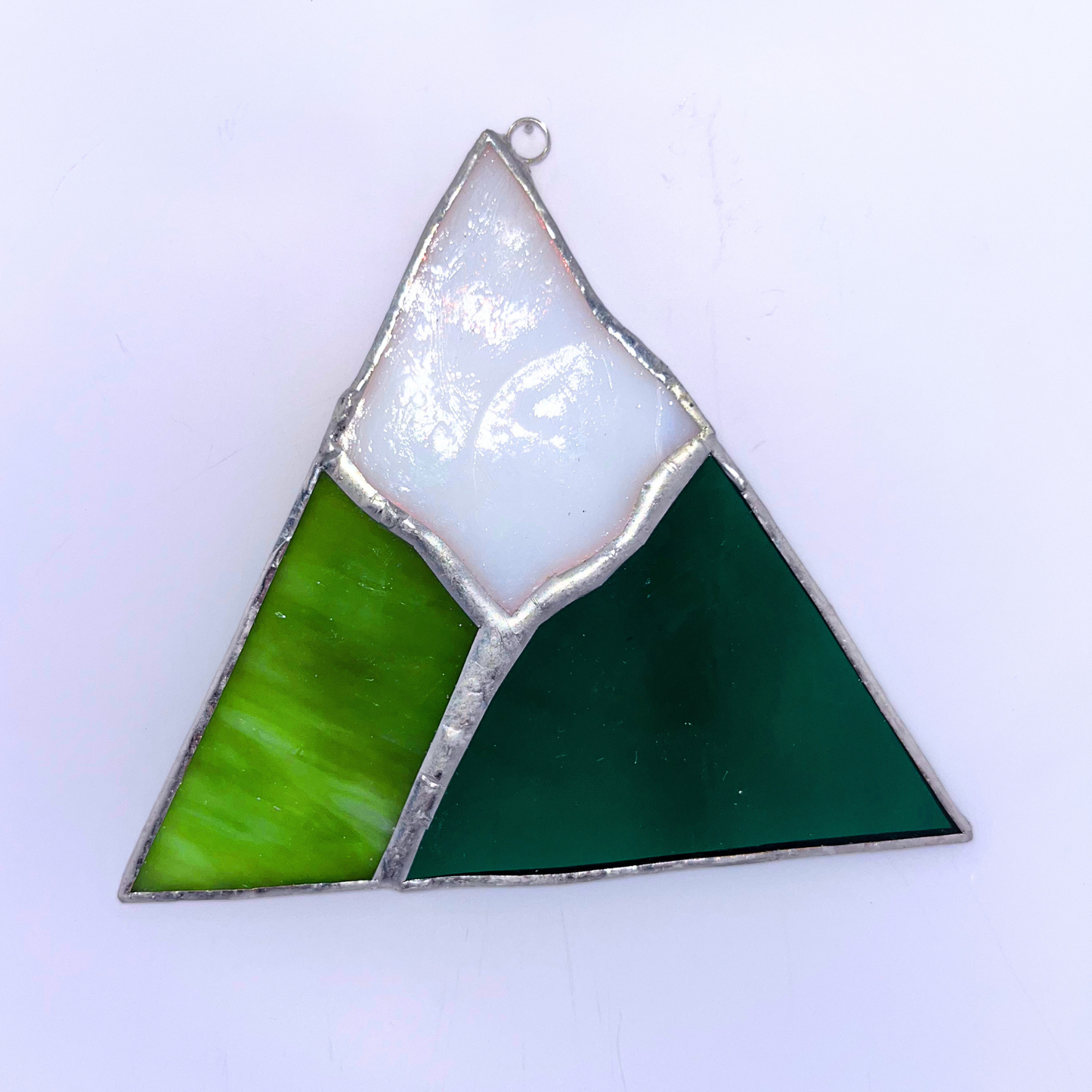 Green Stained Glass Mountain