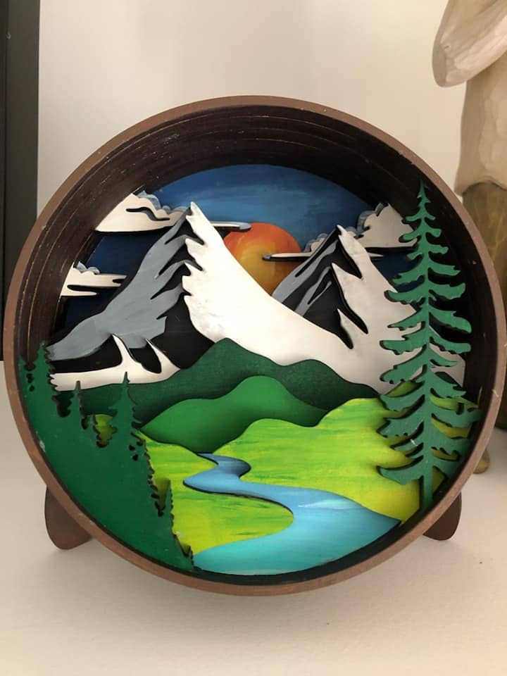 Adventure Awaits Shadow (DIY Acrylic Painting Kit)