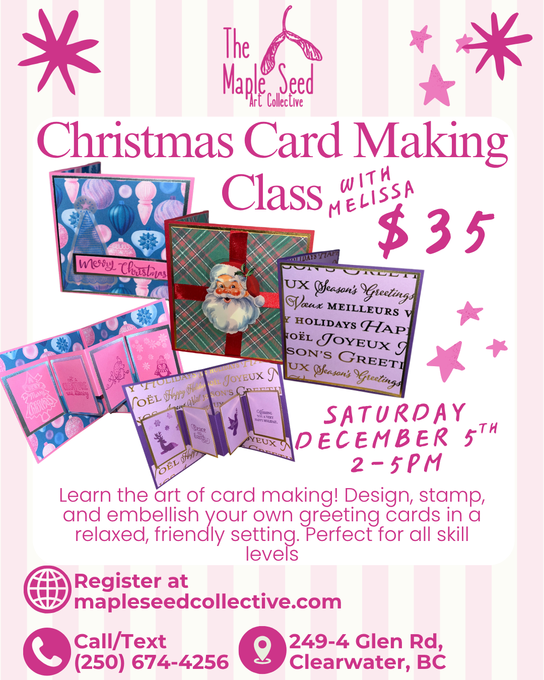 Christmas Card Making Class