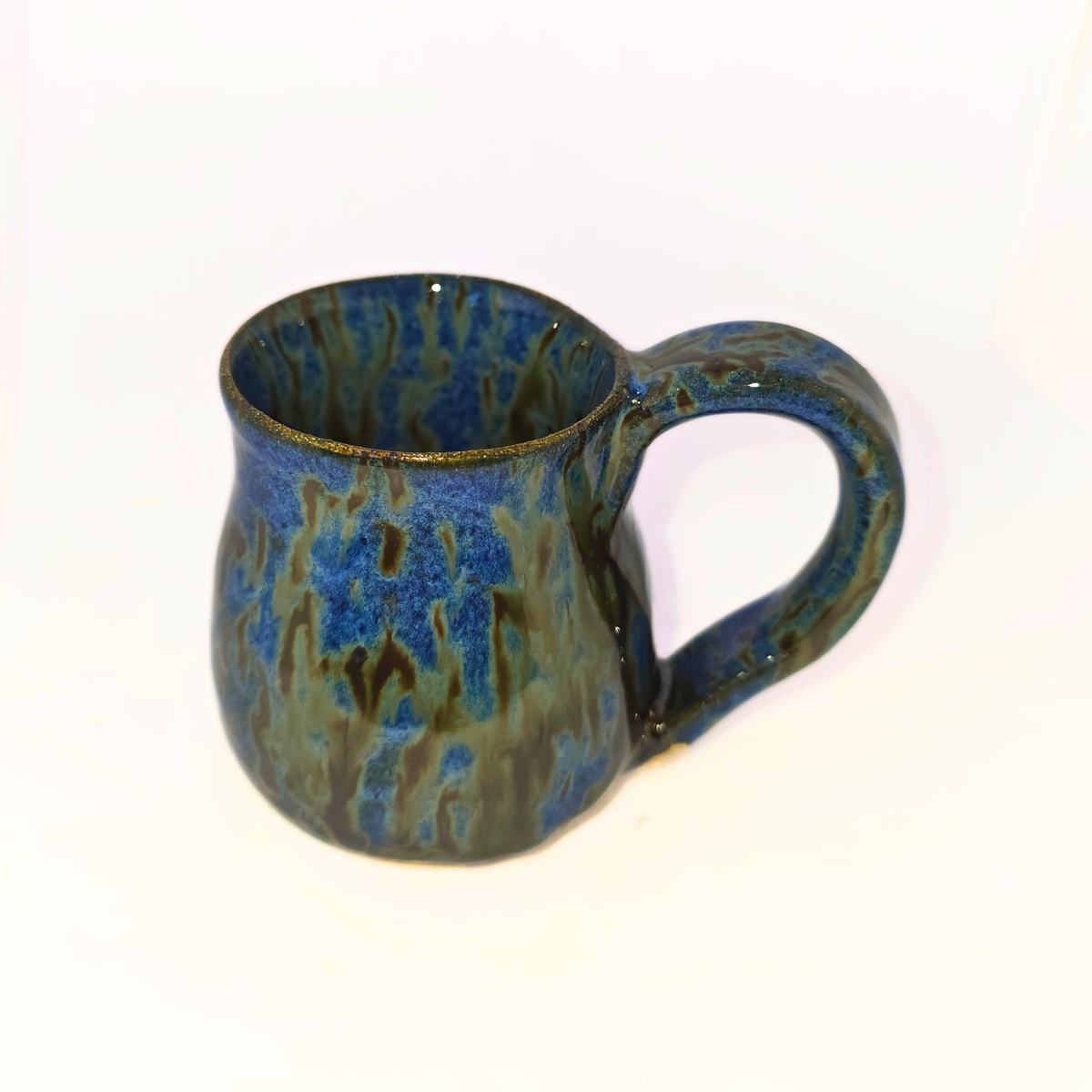 3" Pottery Espresso Mug - Blue