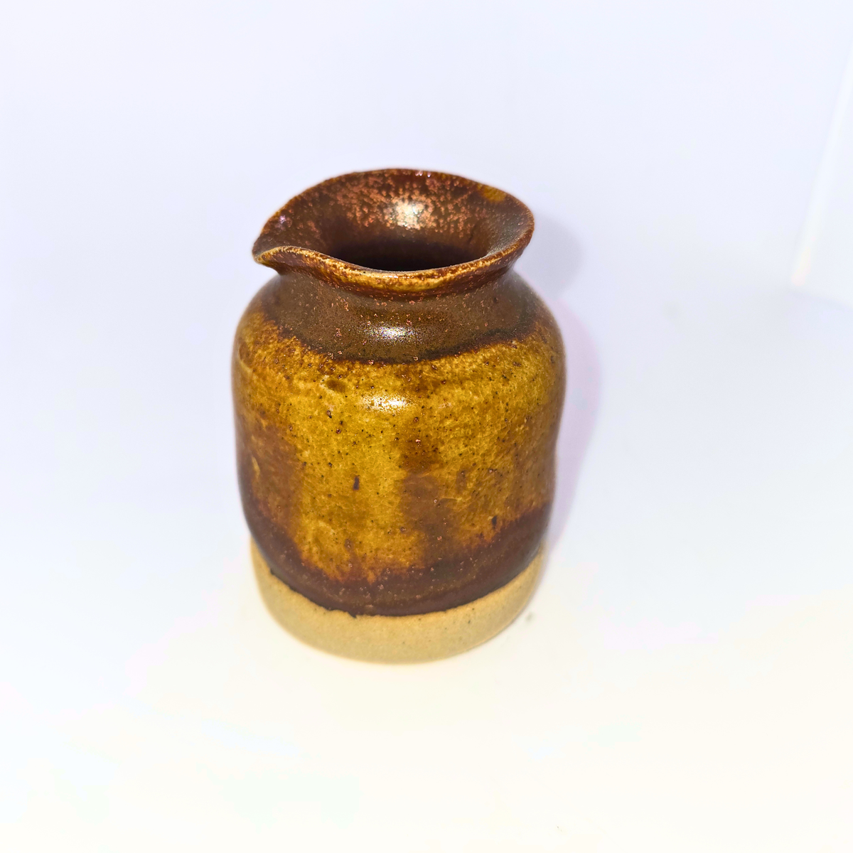 3" Pottery Pitcher - Brown
