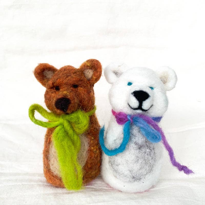 Grizzly Bear Needle Felting Kit