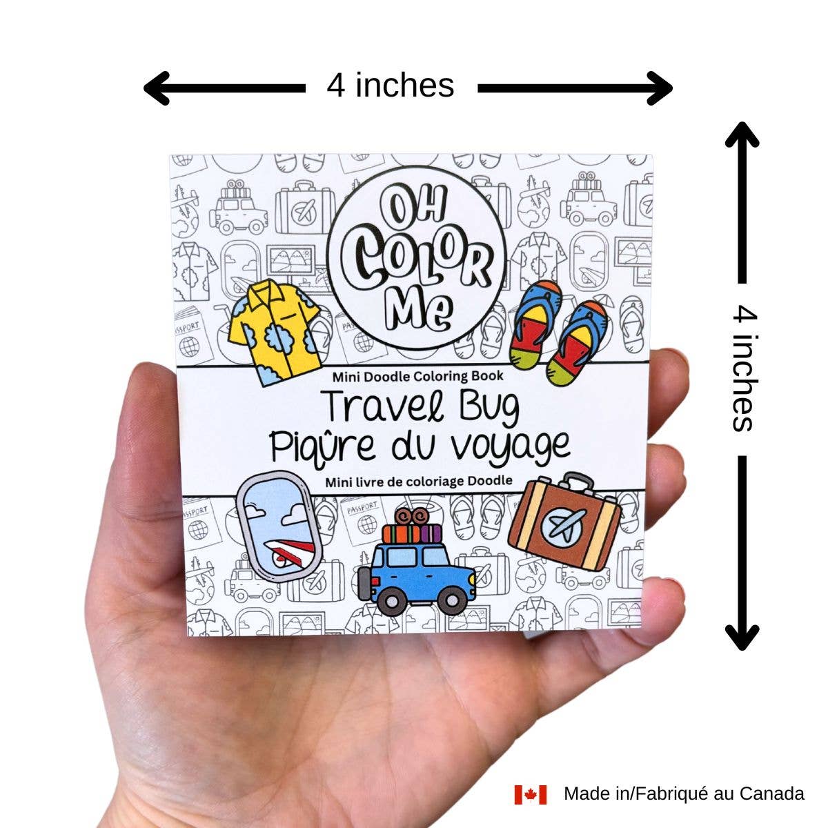 Travel Bug Mini Coloring Book
