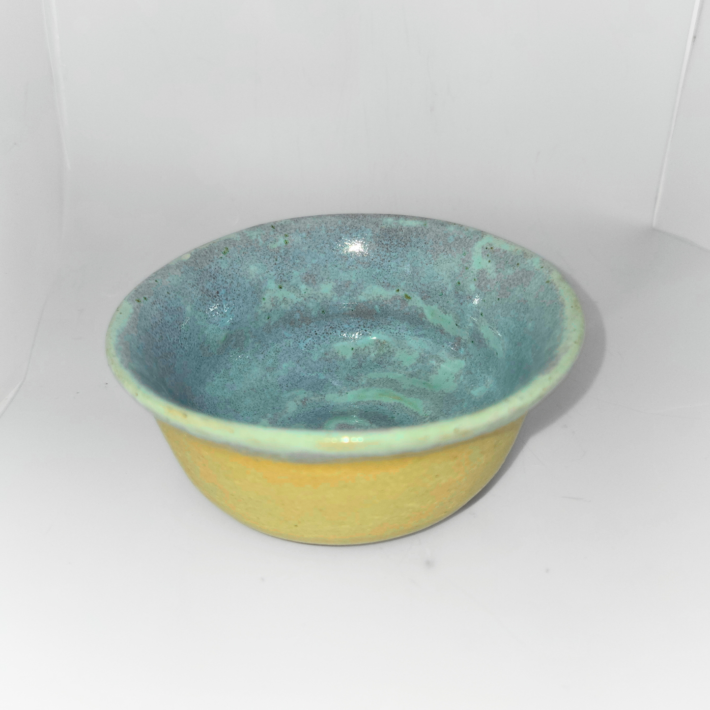 4" Pottery Trinket Bowl - Blue