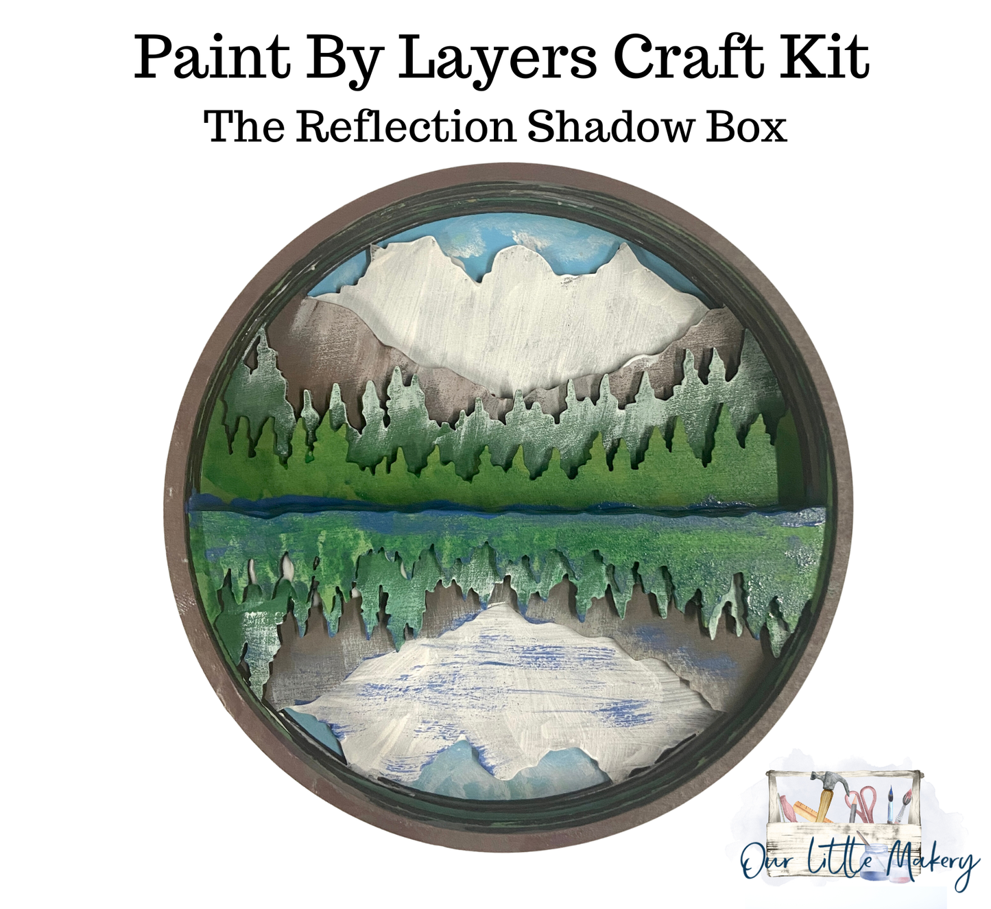 The Reflection Shadow Box (DIY Acrylic Painting Kit)