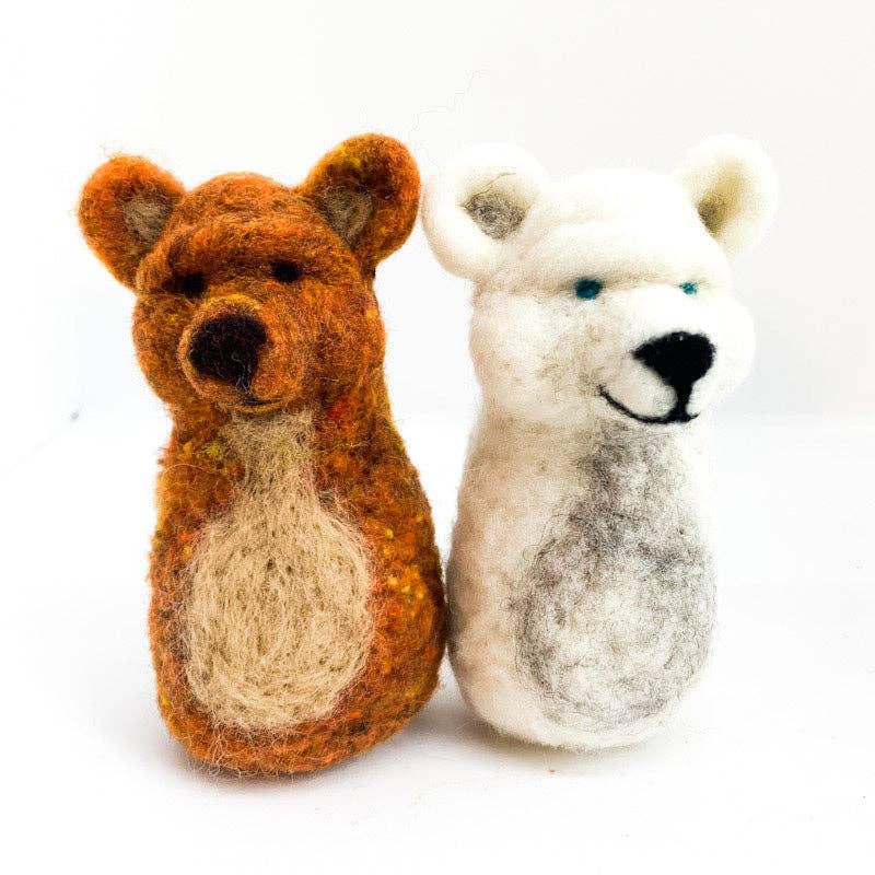 Grizzly Bear Needle Felting Kit