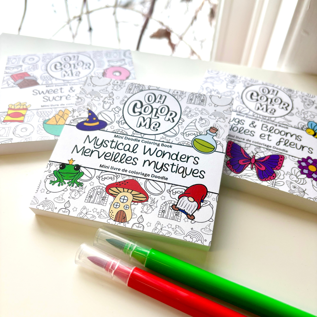 Bugs and Blooms Mini Coloring Book