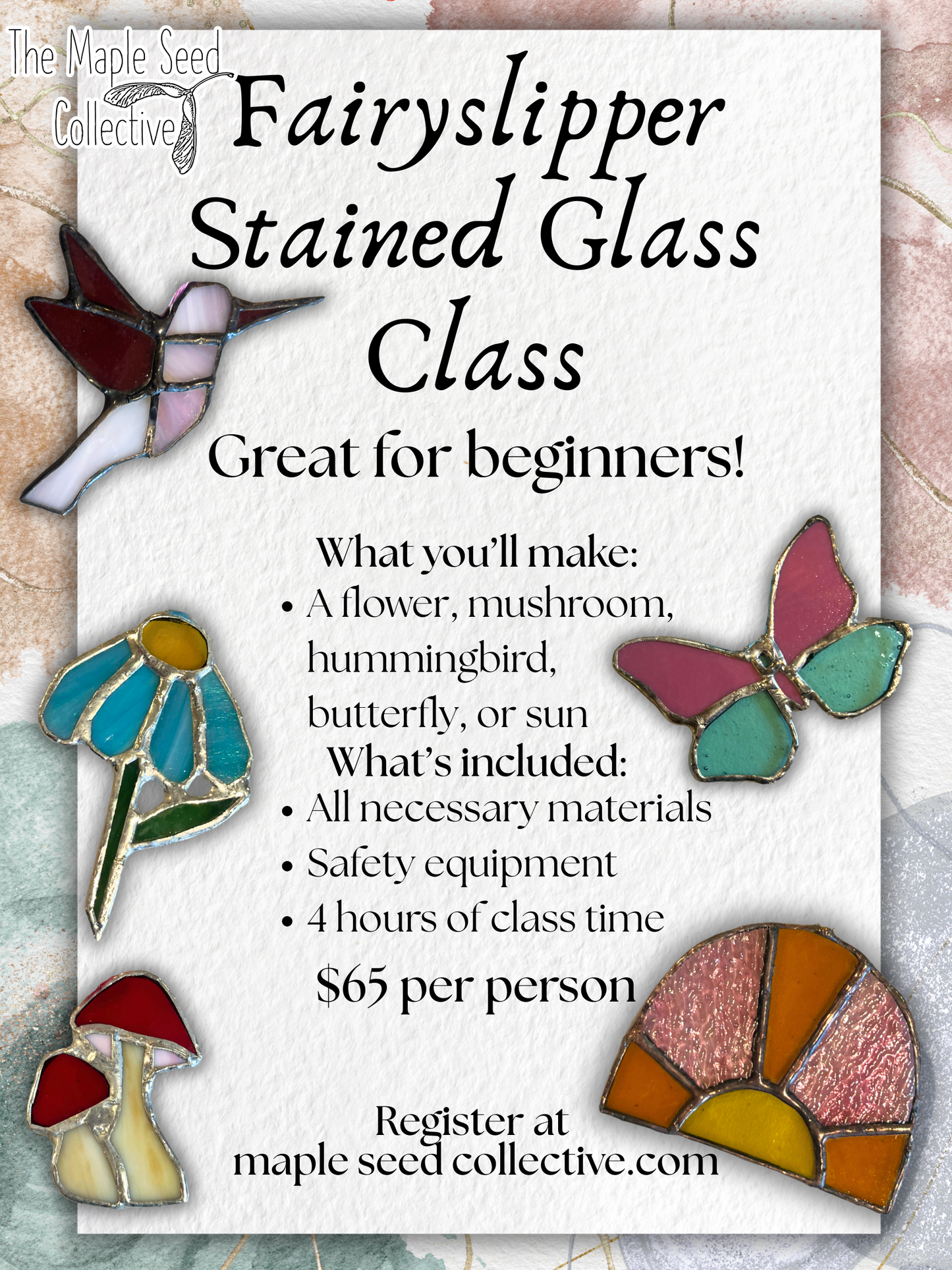 Fairyslipper Stained Glass Class