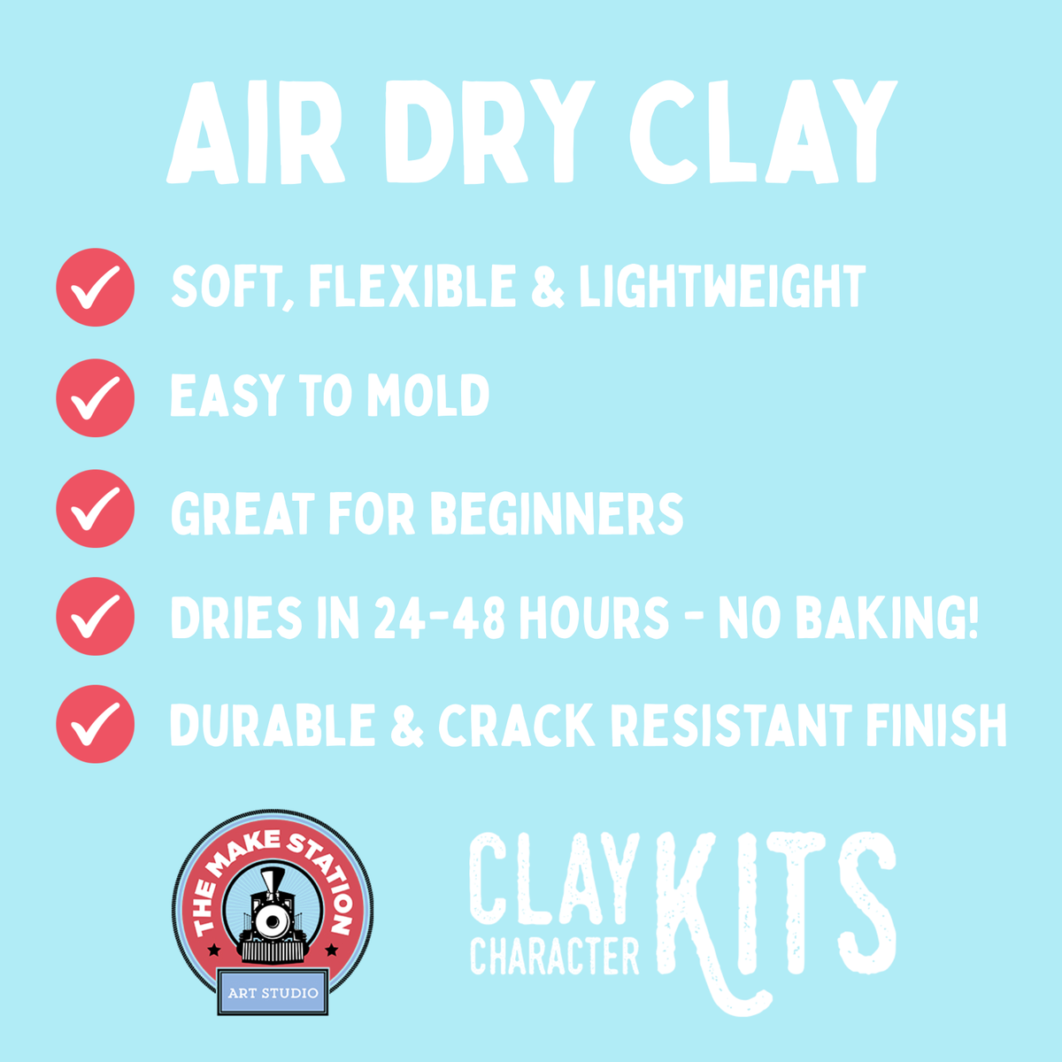 Tilly the Turtle Air Dry Clay Kit