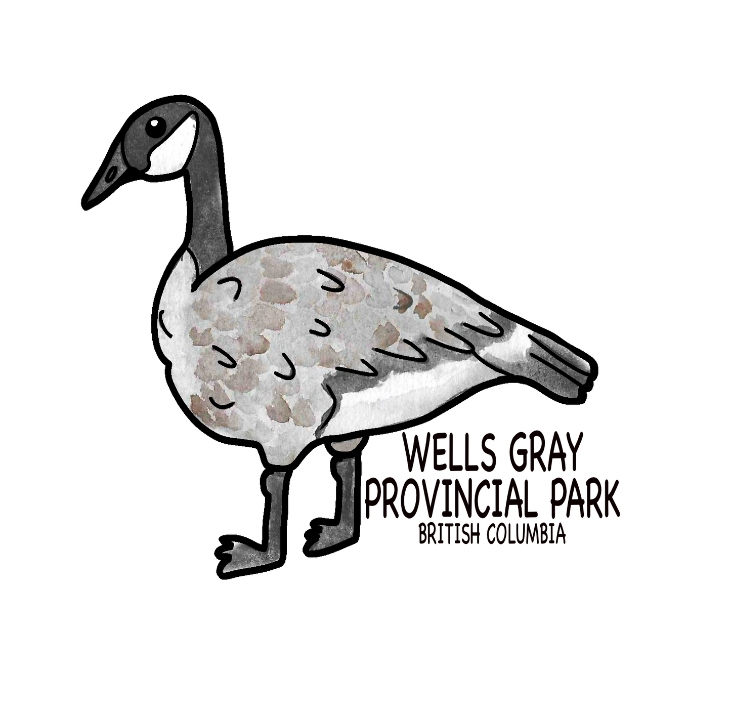 Wells Gray Goose Sticker