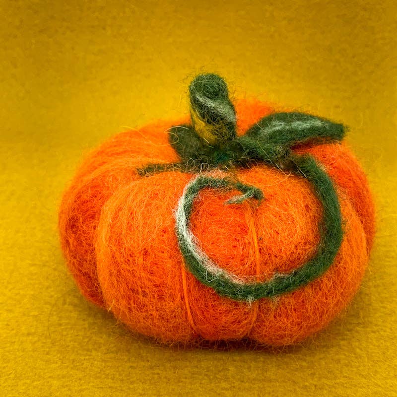 Adorable Pumpkin Felting Kit