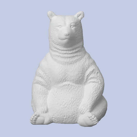 Big Papa Bear Ceramic Bisque