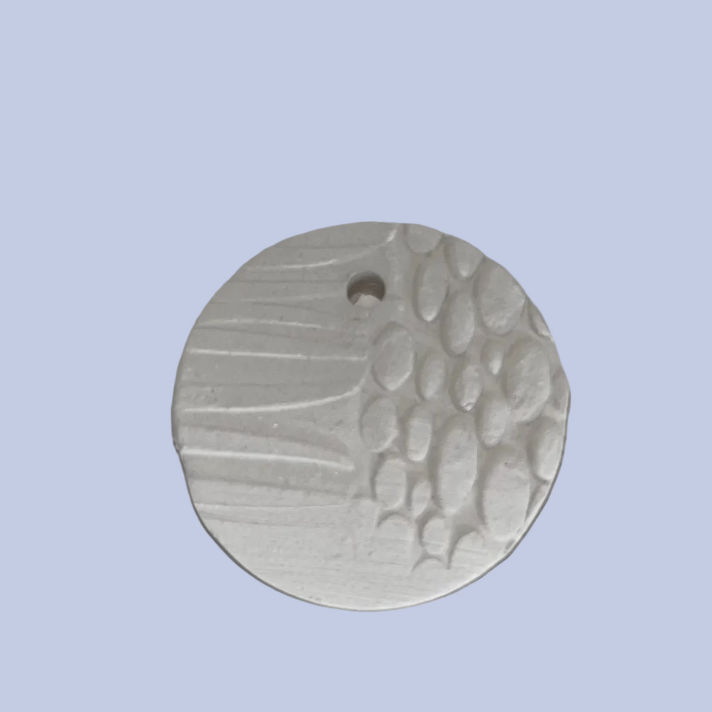 Circle Ornament Ceramic Bisque