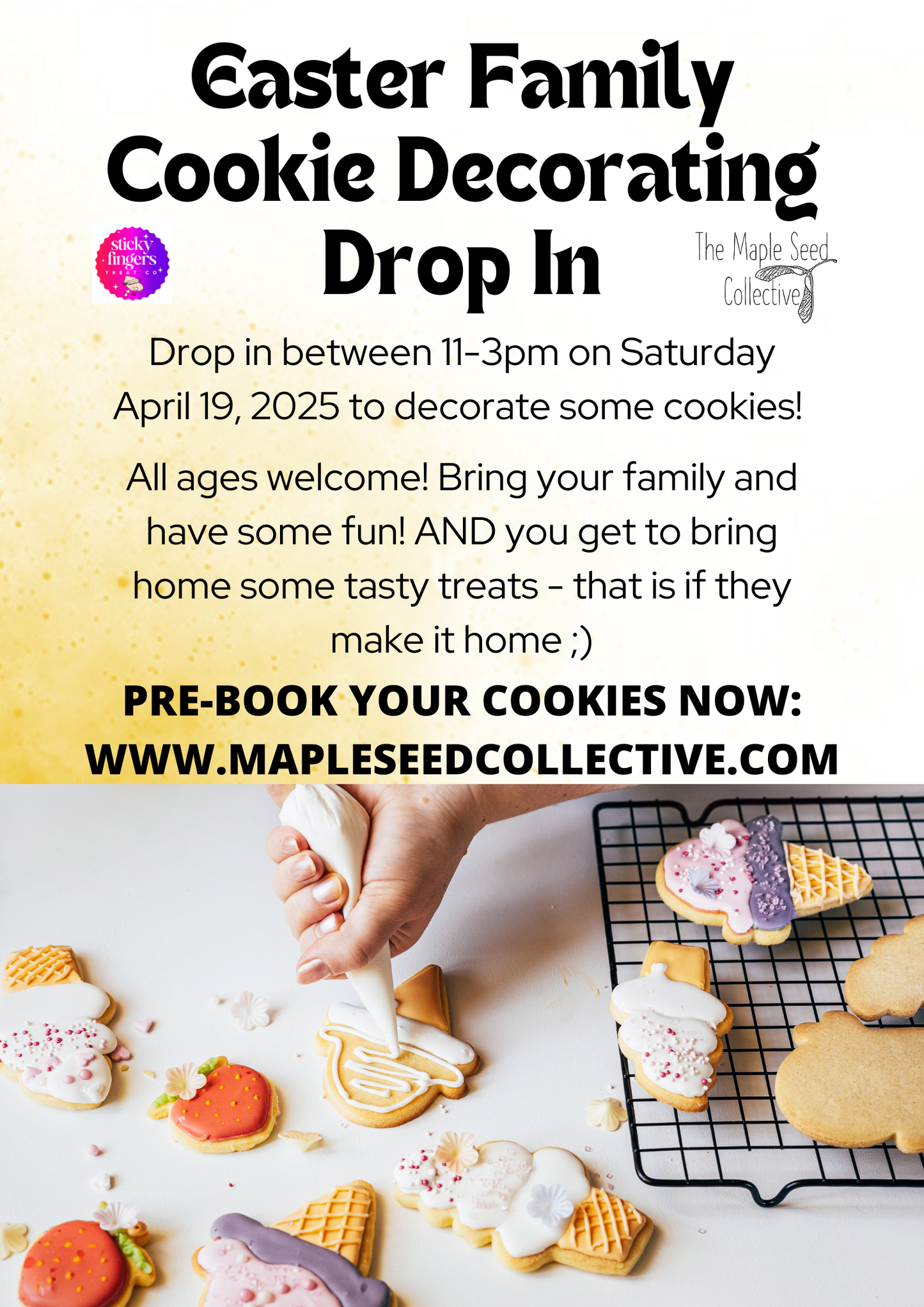 Easter Family Cookie Decorating