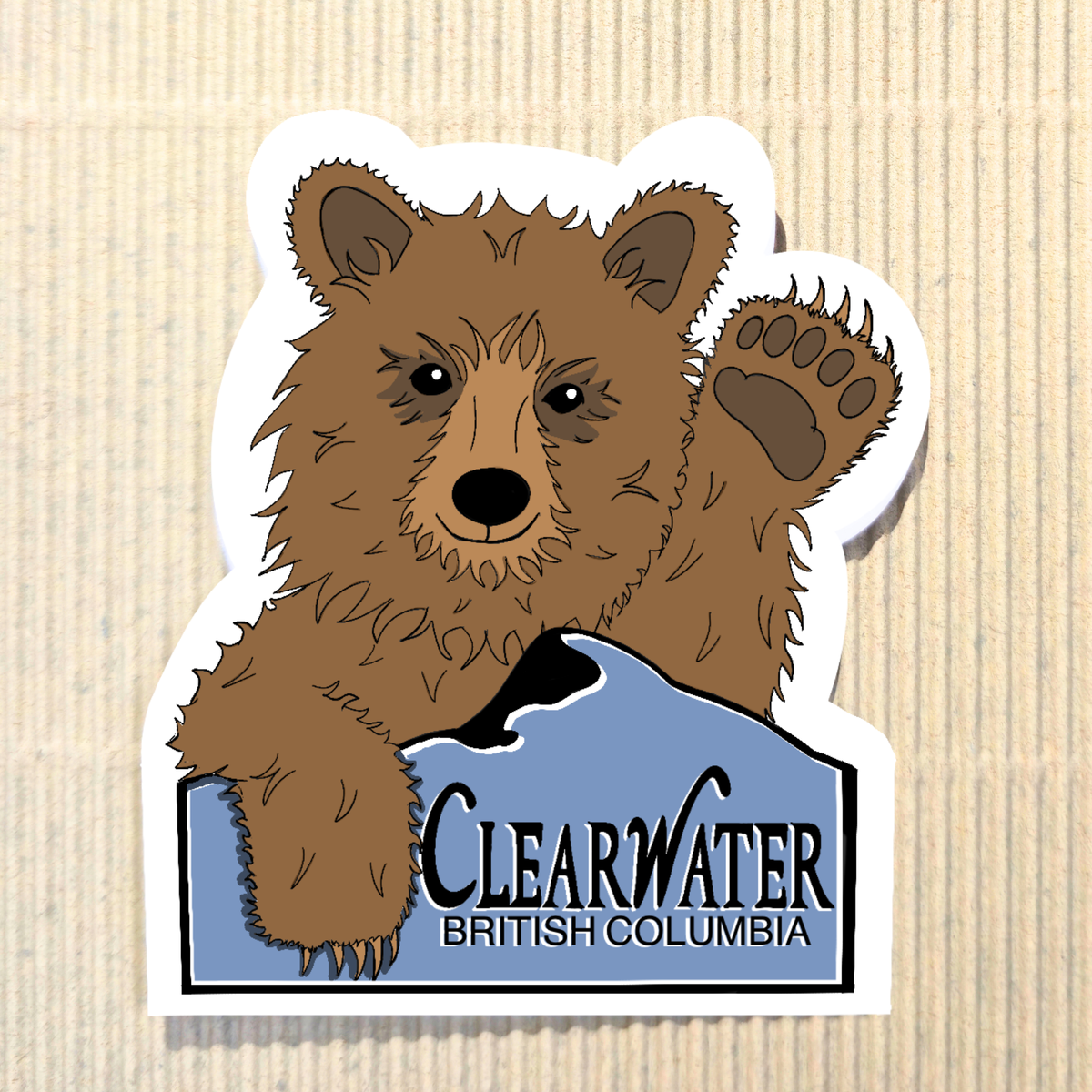 Clearwater Bear Sticker