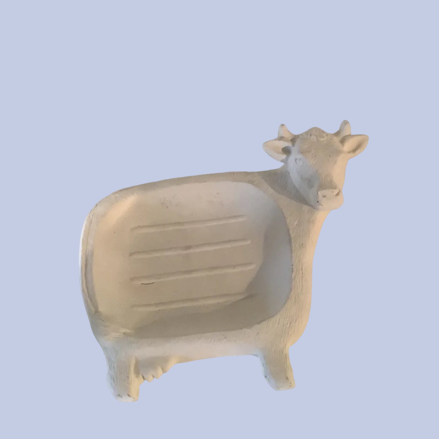 Cow Plate Ceramic Bisque