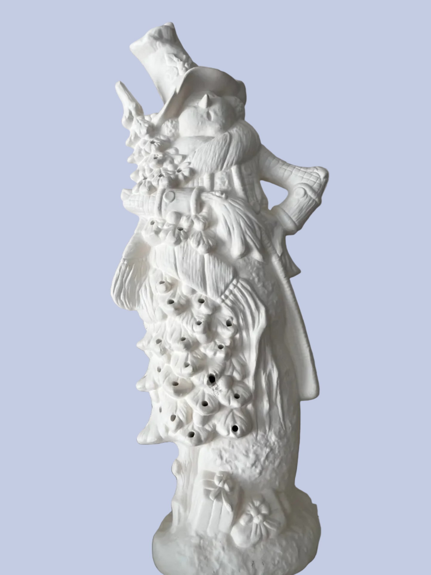 Festive Tree Snowman Ceramic Bisque