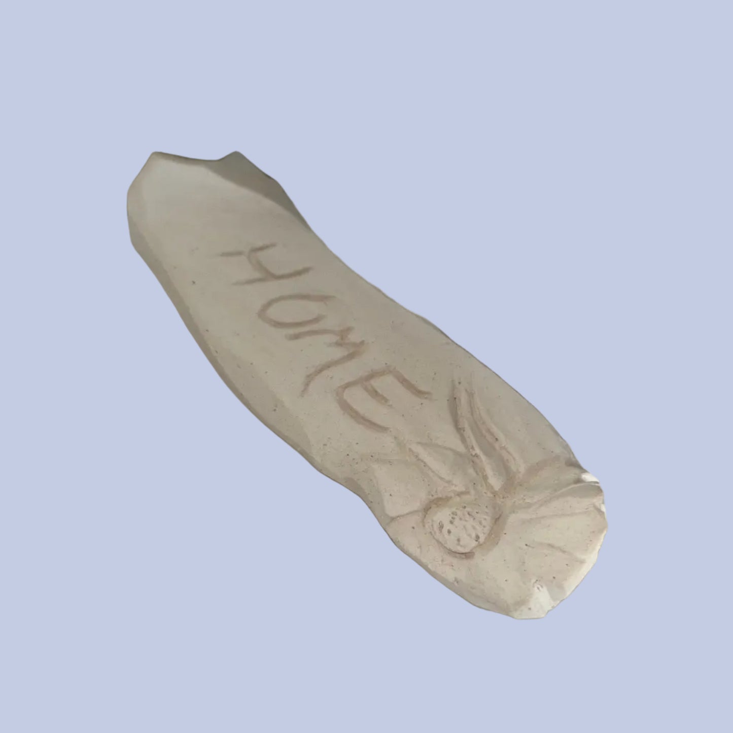 Home Plaque Ceramic Bisque