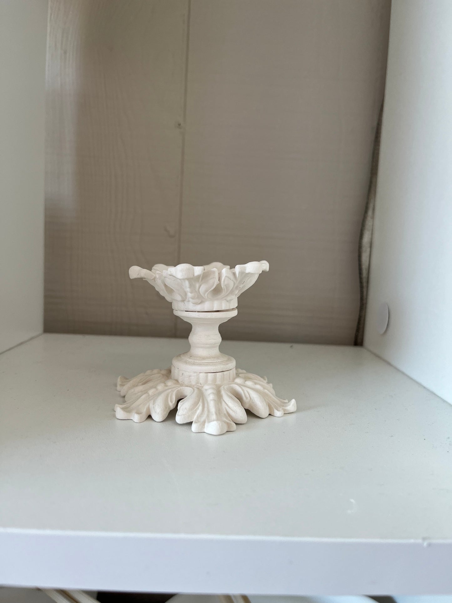 Snowflake Candle Holder Ceramic Bisque