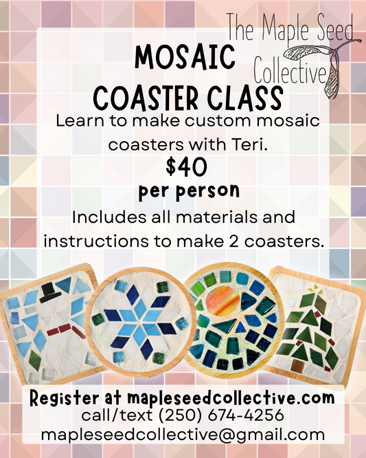 Mosaic Coasters Class