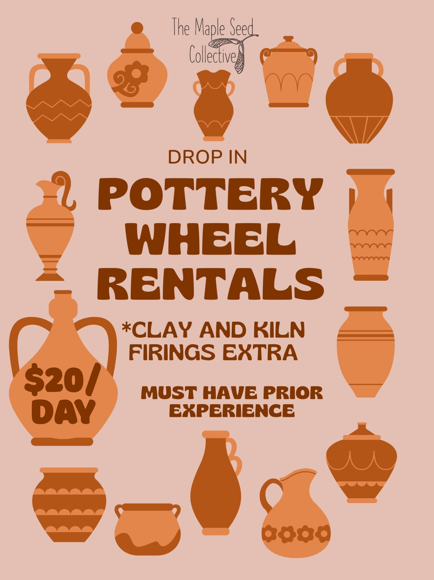 Pottery Wheel Throwing Rental