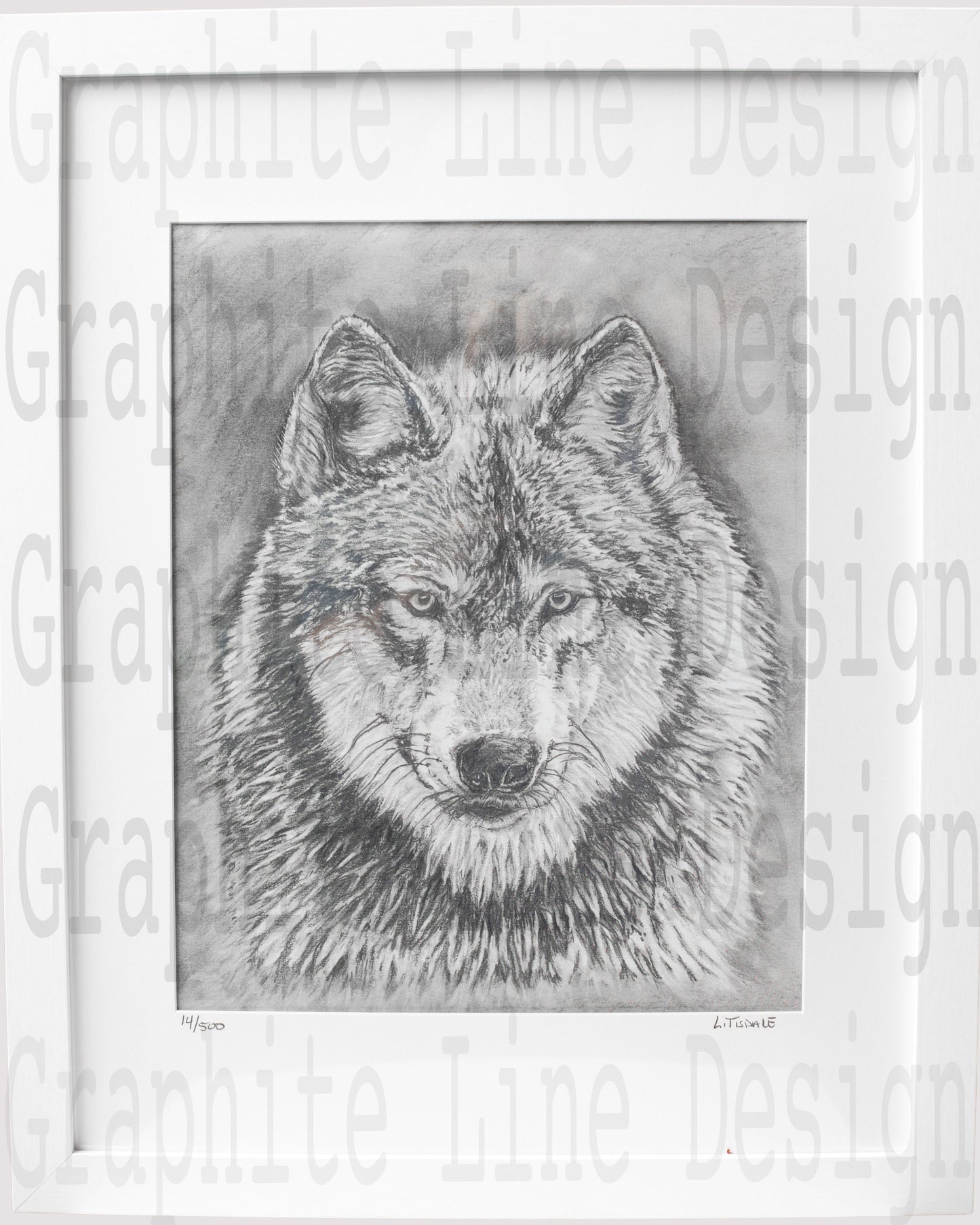 Wolf Print by Laura Tisdale