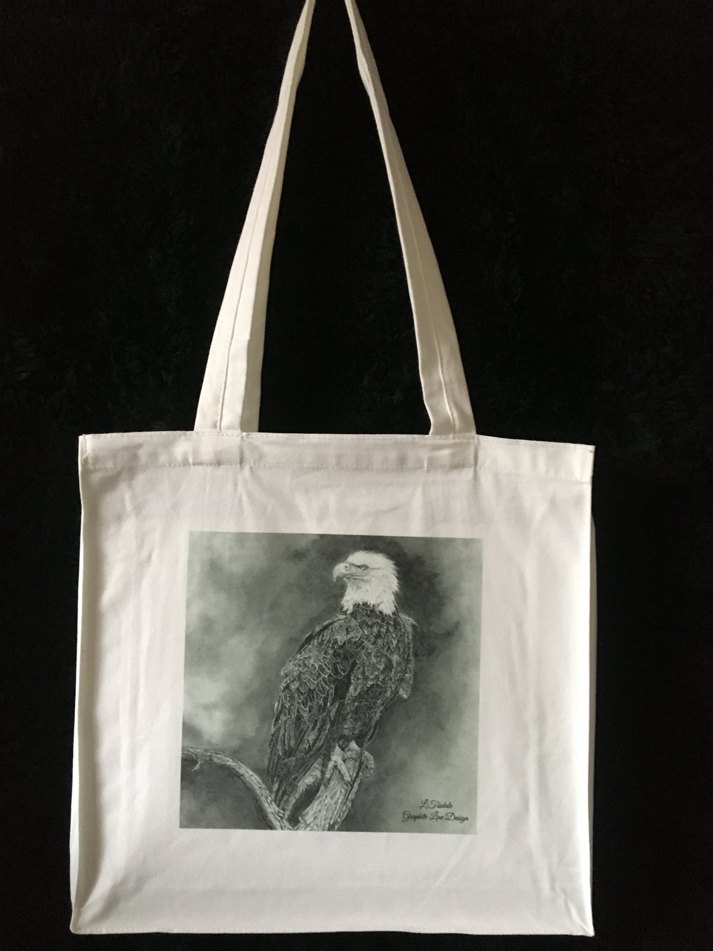Eagle Tote Bag by Laura Tisdale