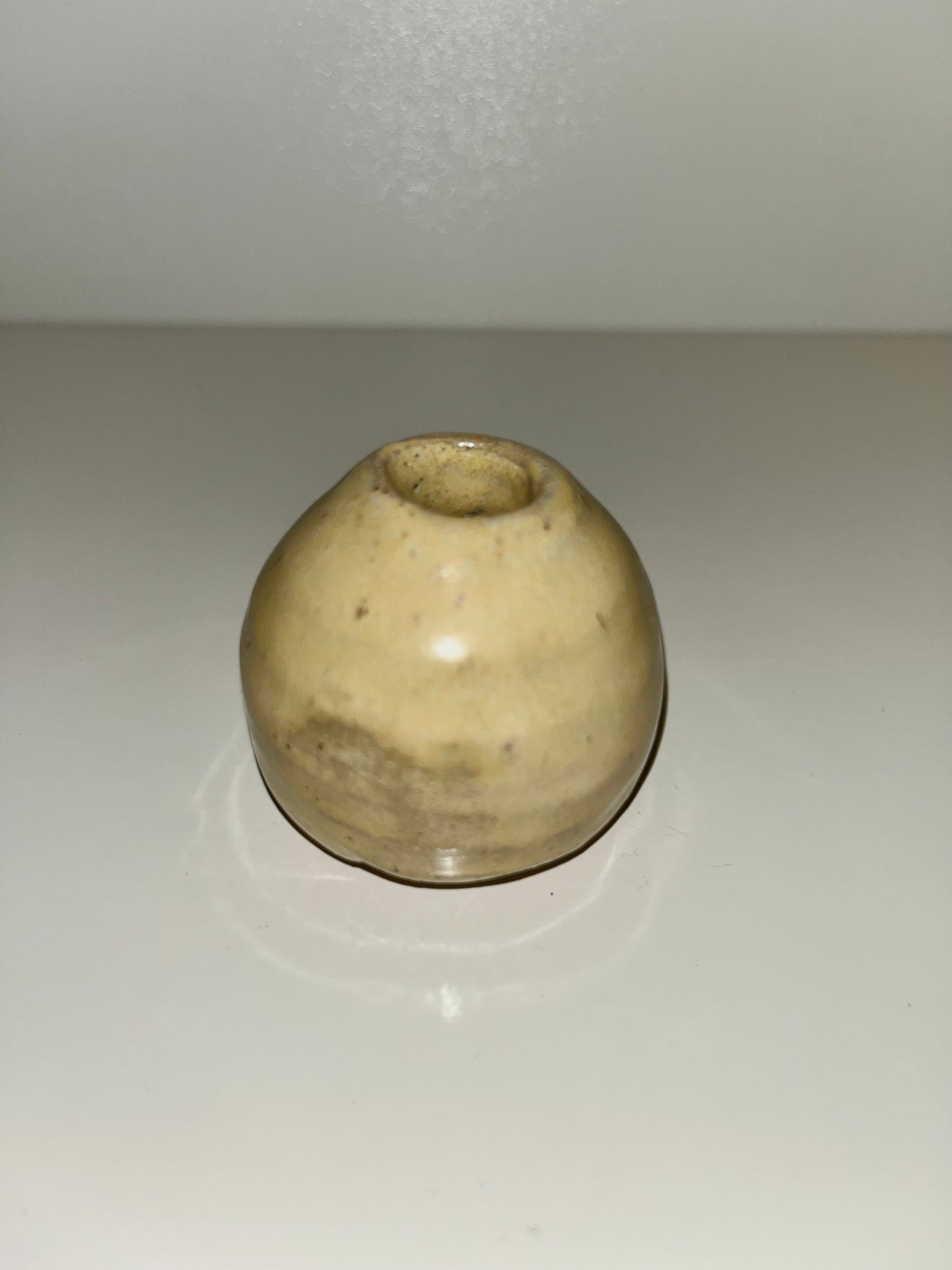 2" Mum Pot- Yellow Pottery
