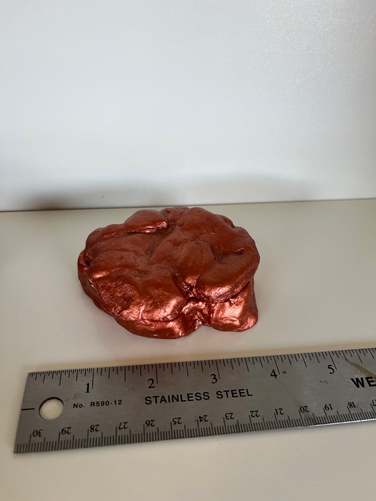 3.5" Copper Trinket Dish and Lid by Heath Fehr