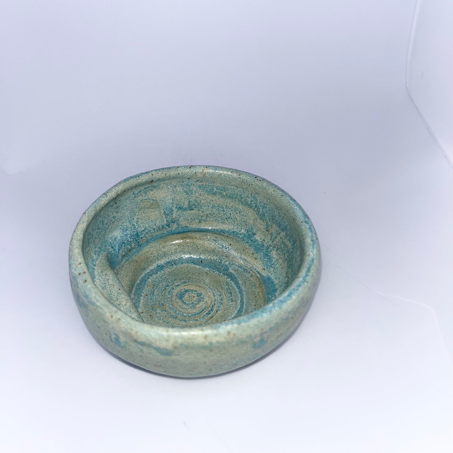 2.5" Pottery Wave Dish - Blue