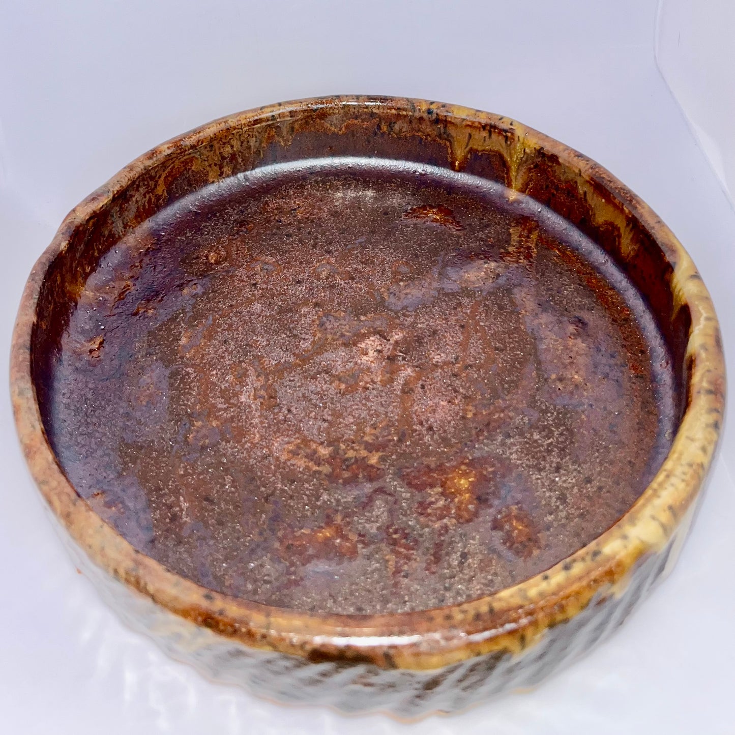 6" Pottery Plate - Copper