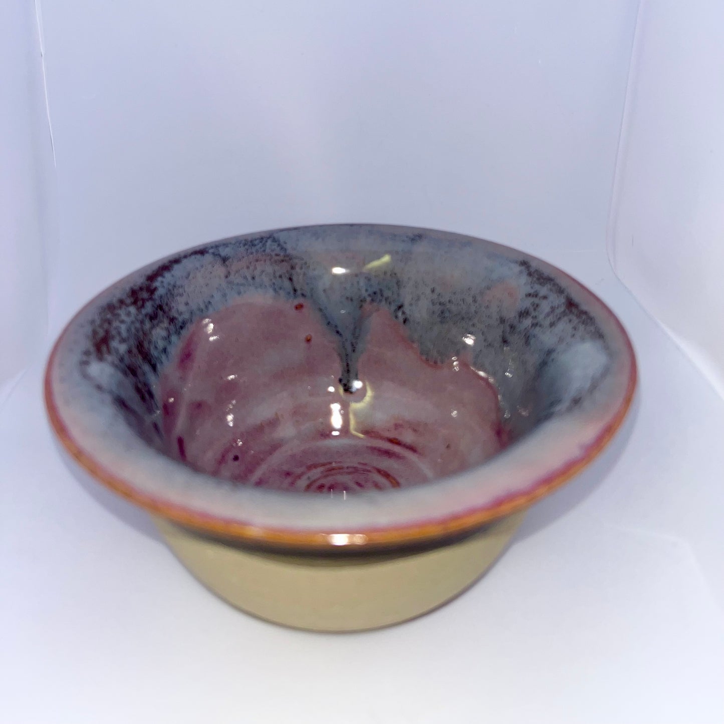 5" Pottery Bowl - Purple