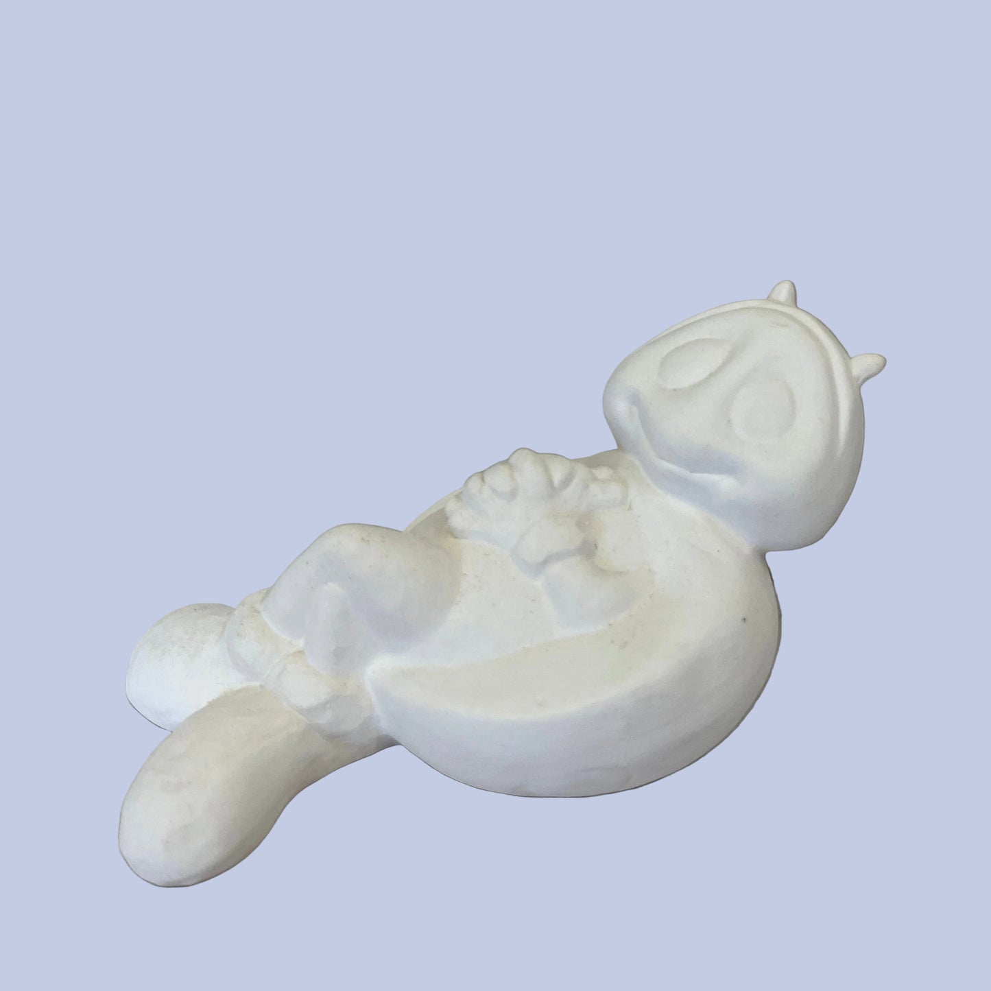 Lounging Ladybug Friend Ceramic Bisque