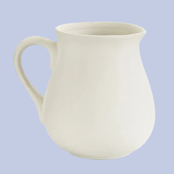 Medium Pitcher Ceramic Bisque