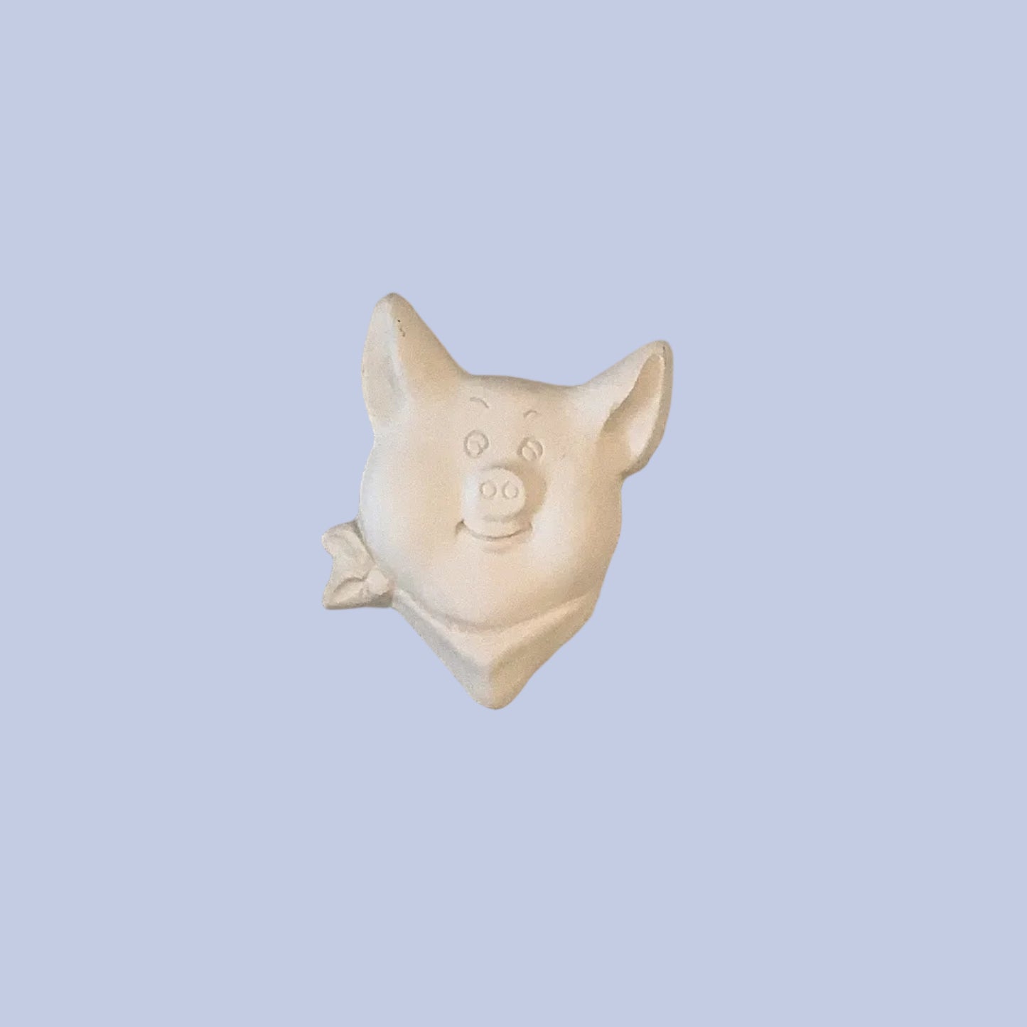 Pig Ornament Ceramic Bisque