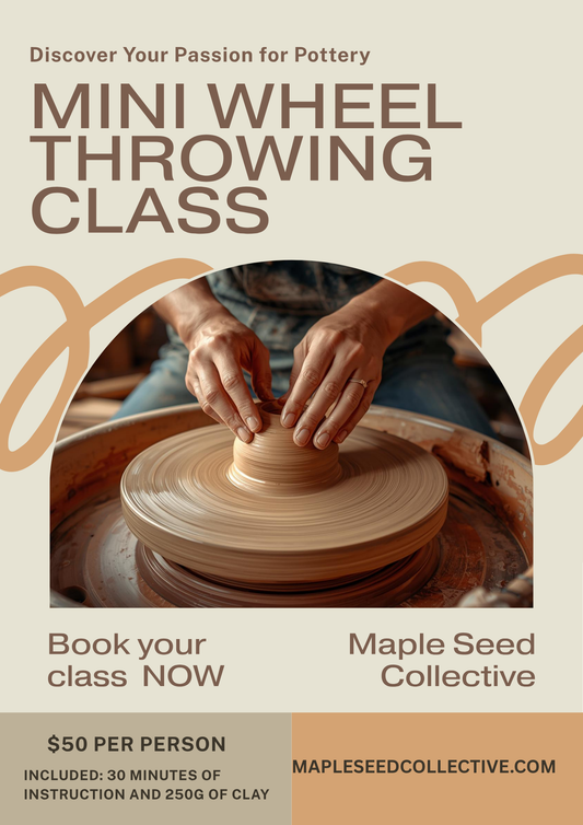 Mini Wheel Throwing Pottery Class