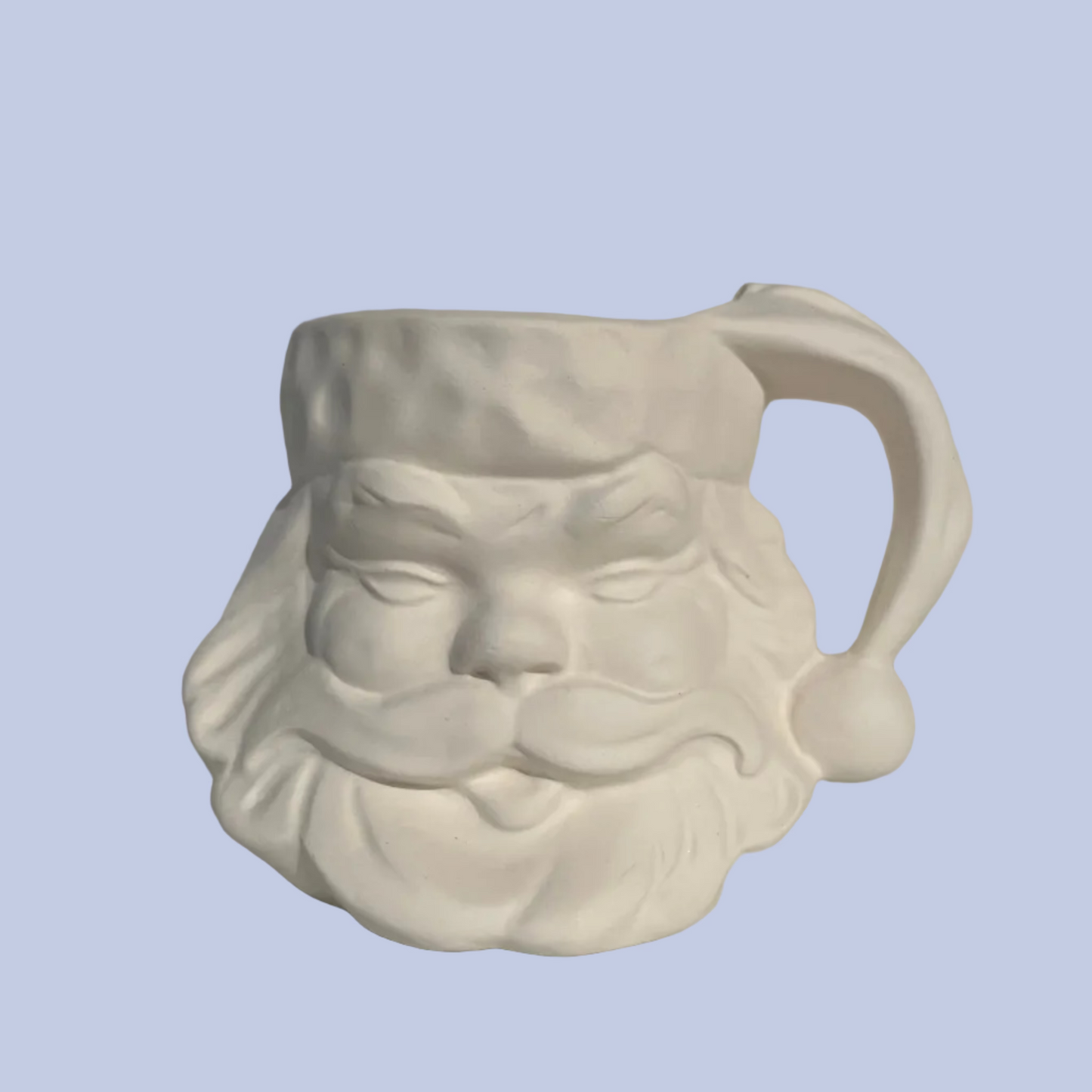 Santa Claus Mug Ceramic Bisque