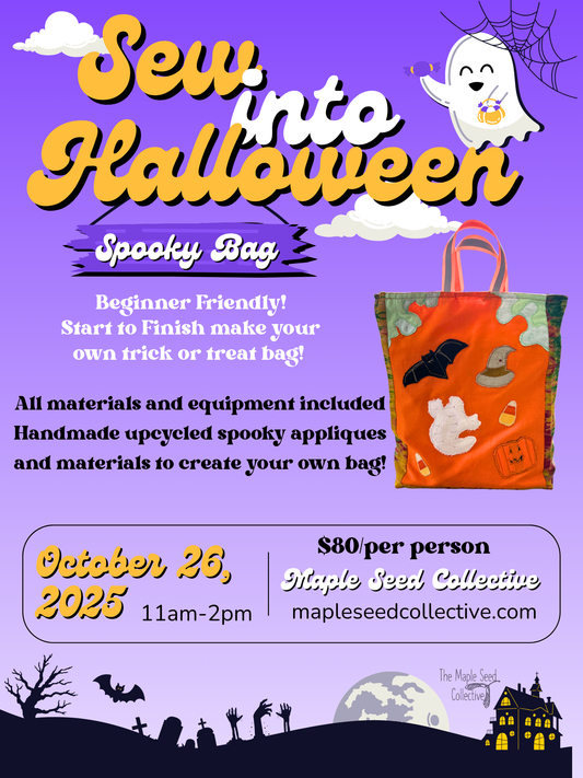 Sew into Halloween Bag Class