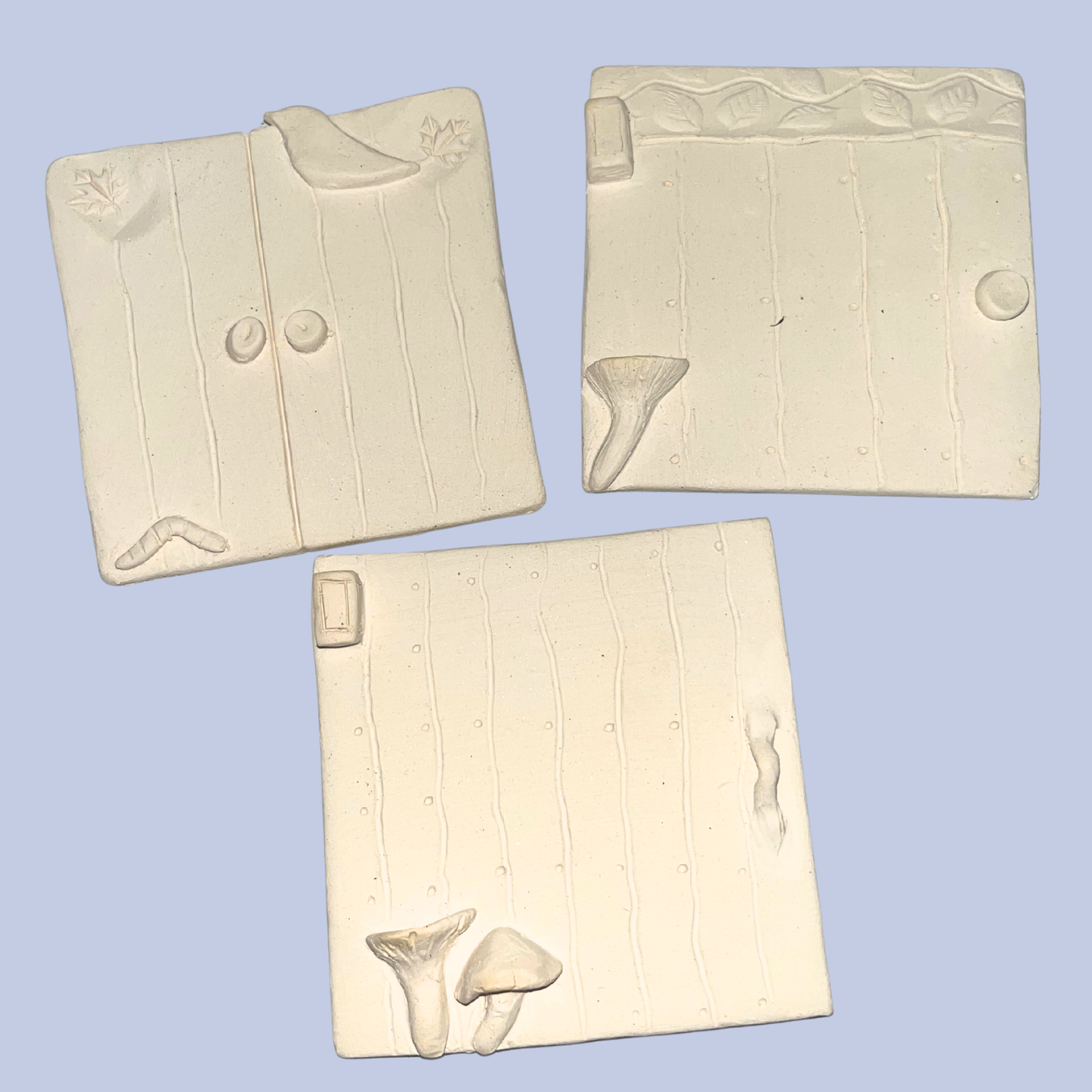 Large Sqaure Fairydoor Ceramic Bisque