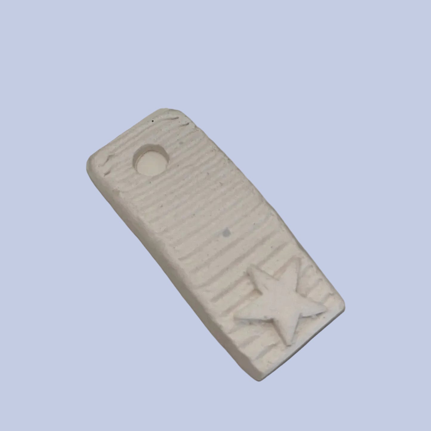 Star Pendant Ceramic Bisque