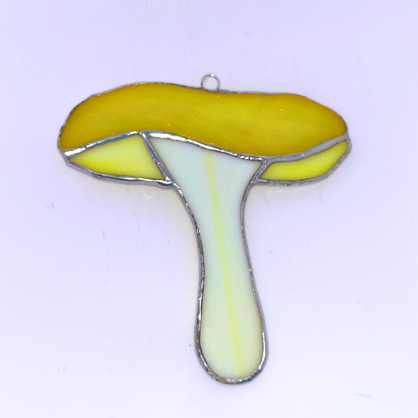 Yellow Mushroom Stained Glass