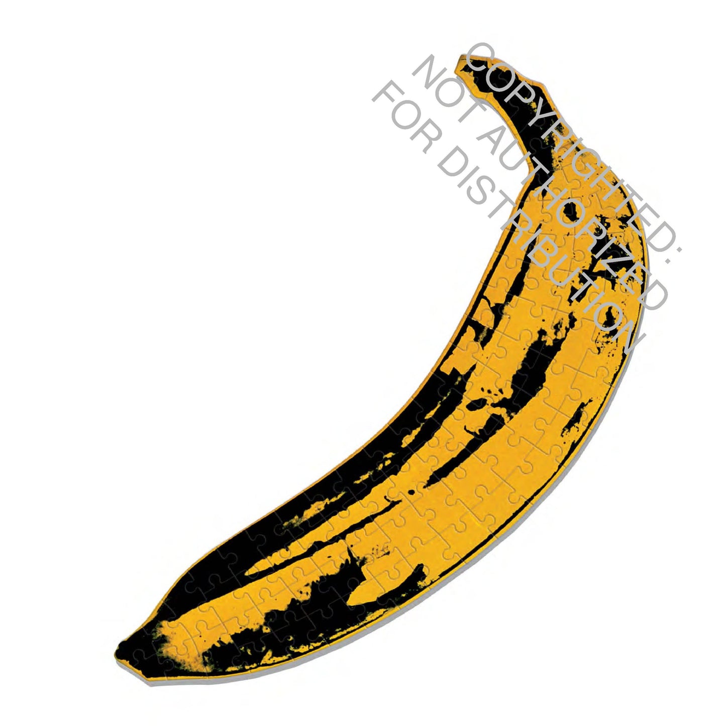 Andy Warhol Mini Shaped Puzzle Banana