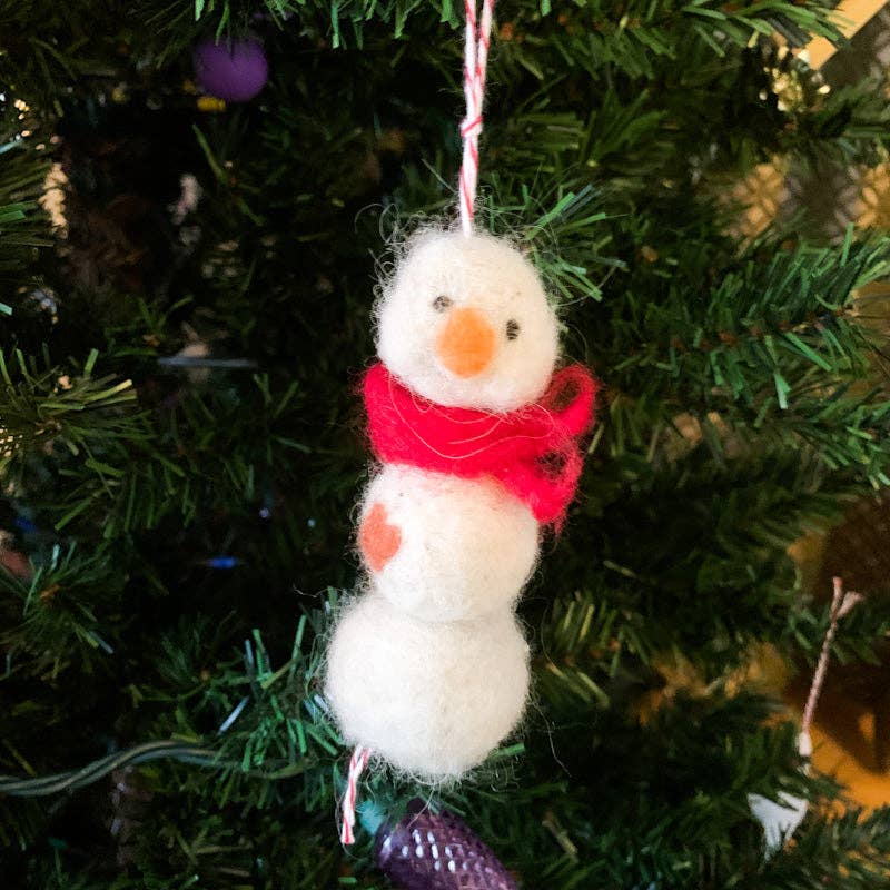 Snowman Needle Felting Kit