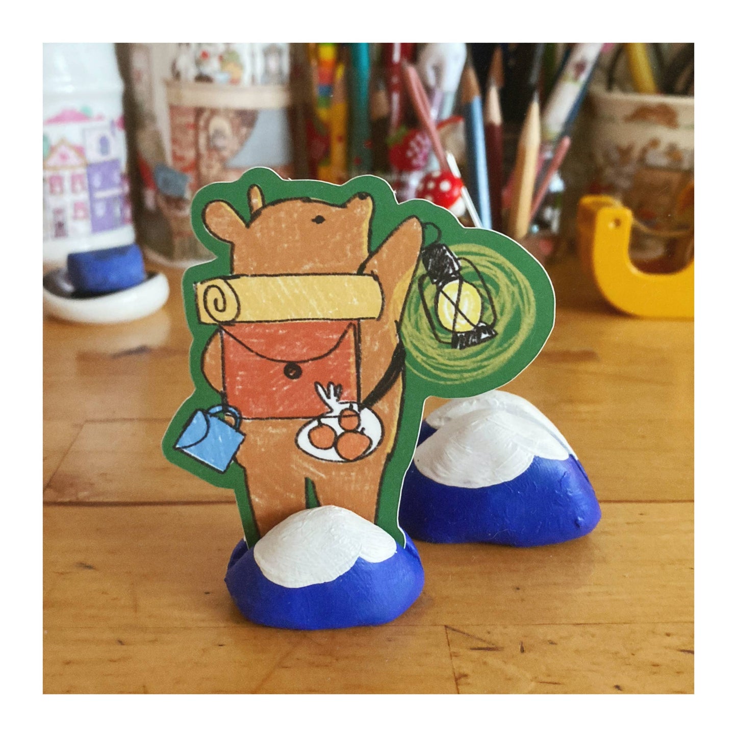 Lantern Bear Sticker