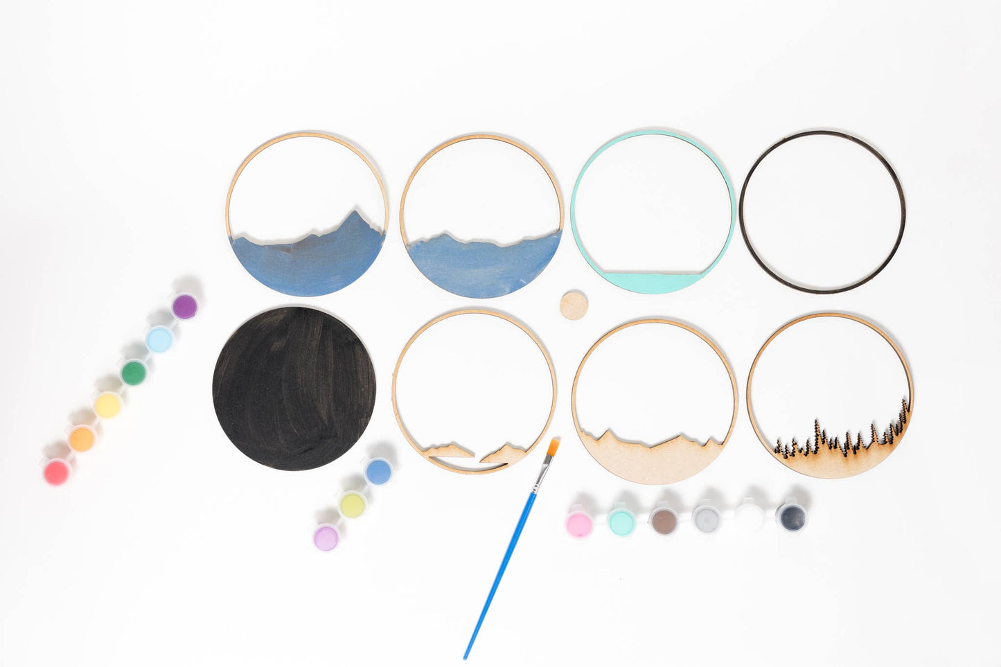 Cat Paw Shadow Box (DIY Acrylic Painting Kit)
