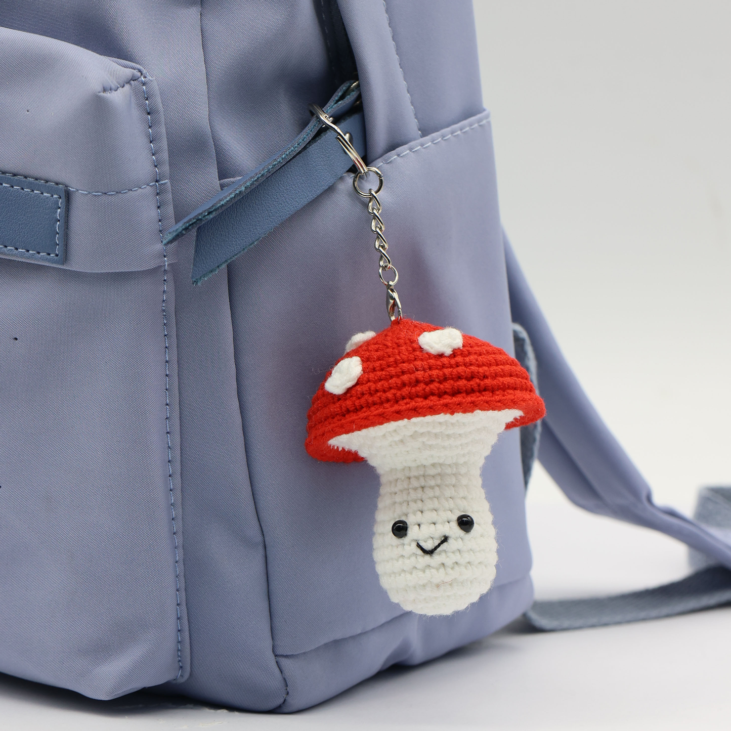 Mushroom Keychain Crochet Kit