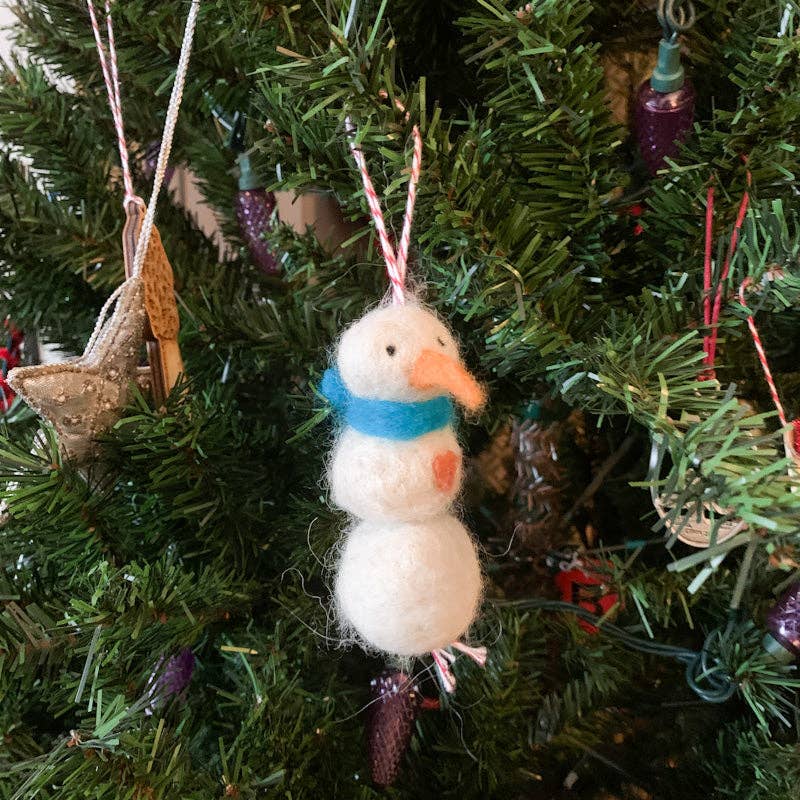Snowman Needle Felting Kit
