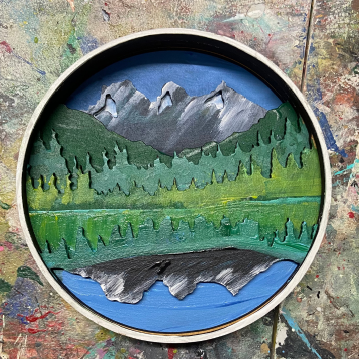 The Reflection Shadow Box (DIY Acrylic Painting Kit)