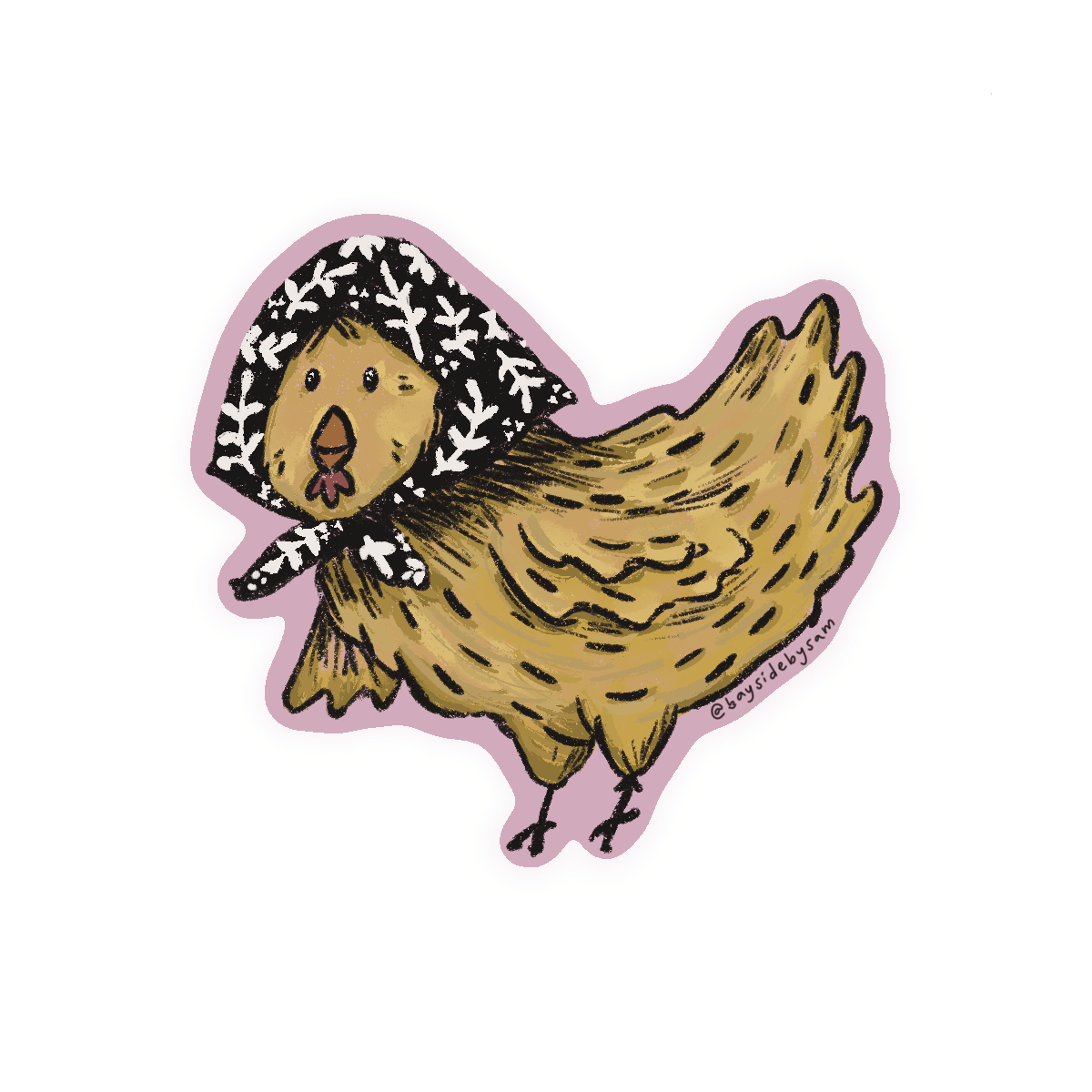 Nonna Hen Sticker